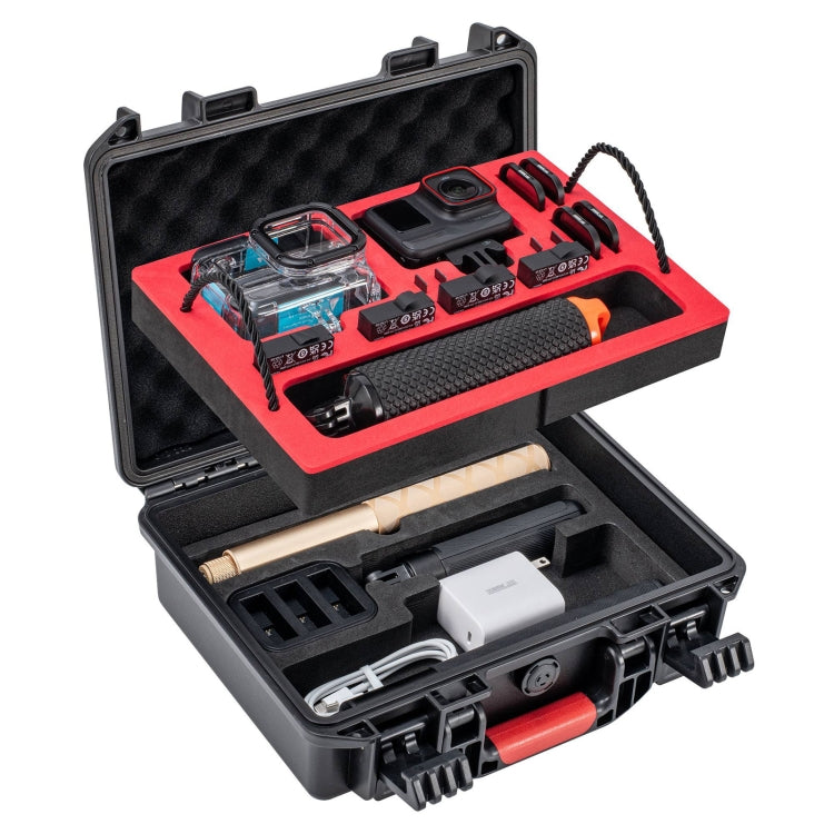 For Insta360 Ace / Ace Pro STARTRC Waterproof Dual-layer Suitcase Storage Box (Black) by STARTRC