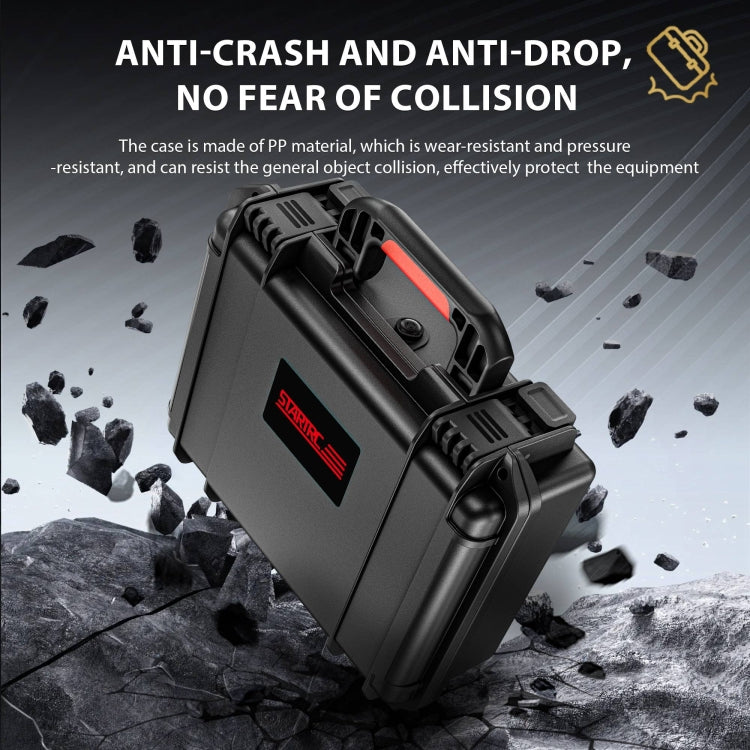 For Insta360 Ace / Ace Pro STARTRC Waterproof Dual-layer Suitcase Storage Box (Black) by STARTRC