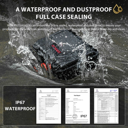 For Insta360 Ace / Ace Pro STARTRC Waterproof Dual-layer Suitcase Storage Box (Black) by STARTRC