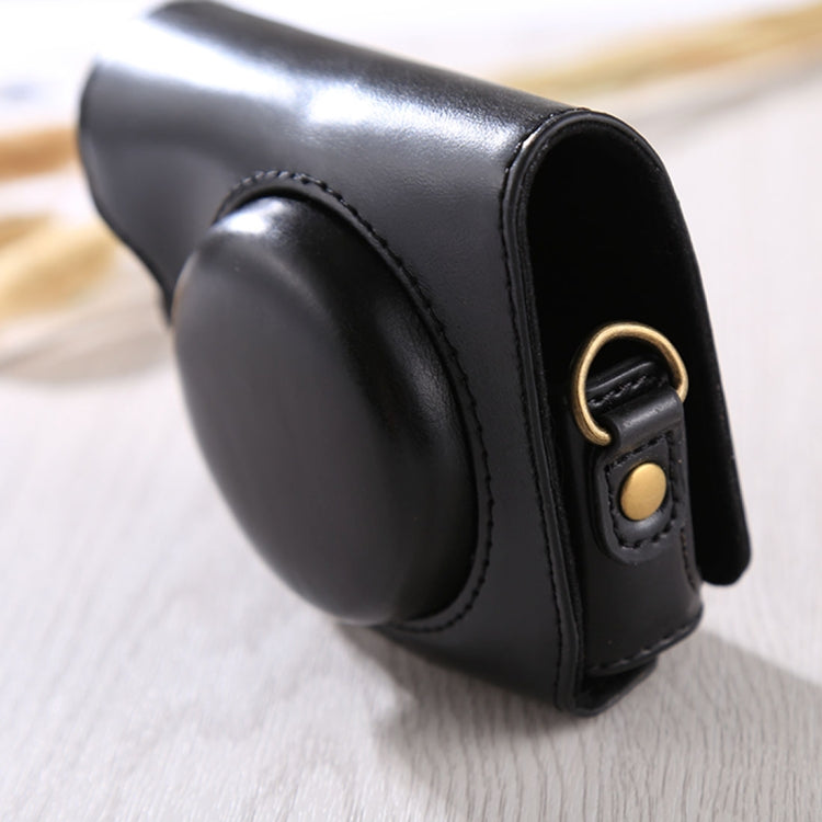 Full Body Camera PU Leather Case Bag with Strap for Canon G9X / G9X II (Black) by bashfashion