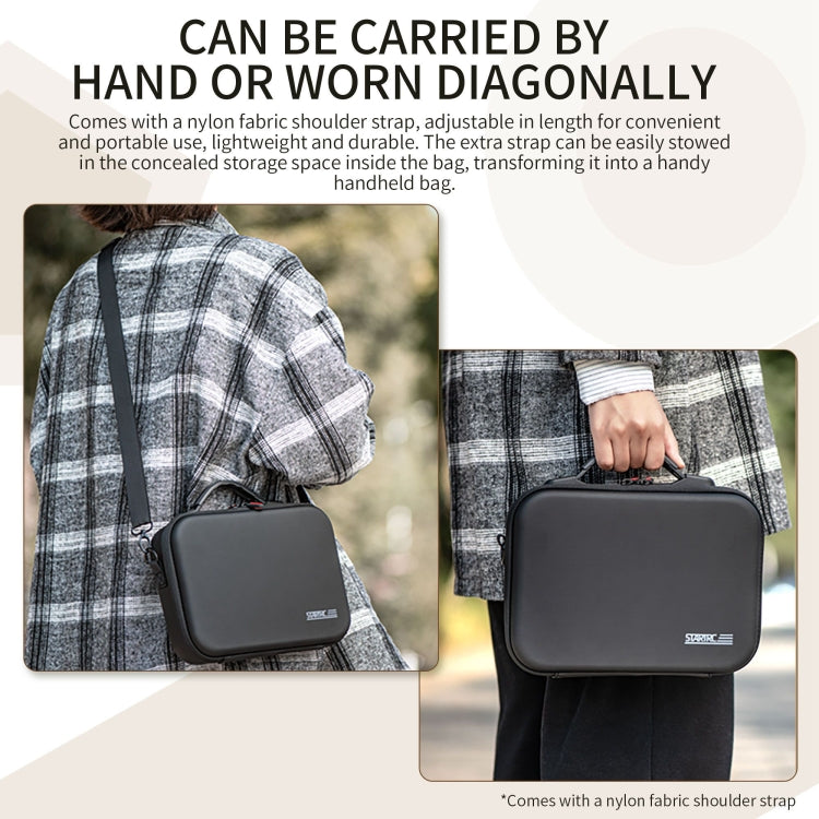 For Insta360 Ace / Ace Pro STARTRC Portable PU Storage Box Case (Black) by STARTRC