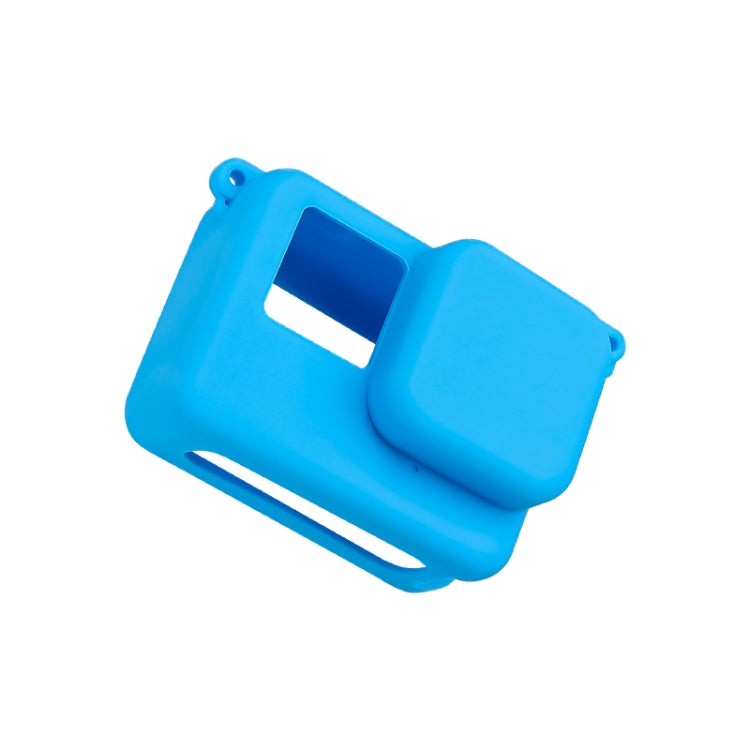 For Insta360 Ace Body Silicone Protective Case with Lens Cap (Blue) by bashfashion