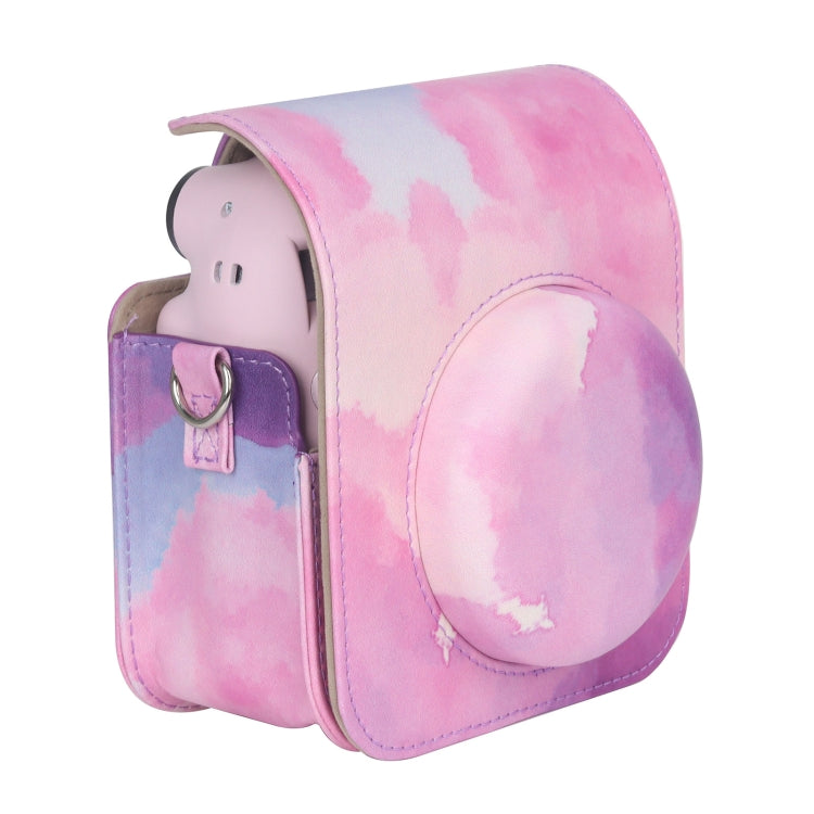 For FUJIFILM instax mini 12 Painted Full Body Leather Case Camera Bag with Strap(Dream Cloud) by bashfashion