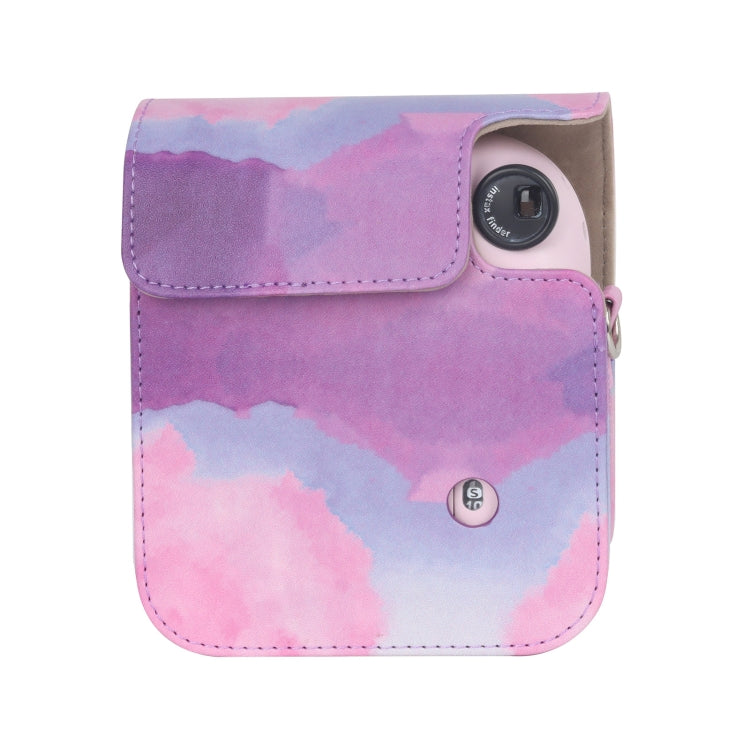For FUJIFILM instax mini 12 Painted Full Body Leather Case Camera Bag with Strap(Dream Cloud) by bashfashion