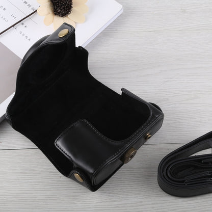 Full Body Camera PU Leather Case Bag with Strap for Canon G16 (Black) by bashfashion