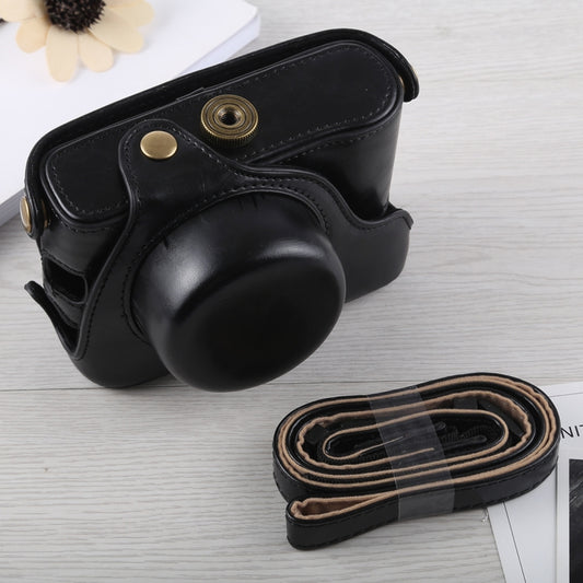 Full Body Camera PU Leather Case Bag with Strap for Fujifilm X100F (Black) by bashfashion