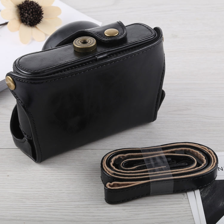 Full Body Camera PU Leather Case Bag with Strap for Fujifilm X100F (Black) by bashfashion