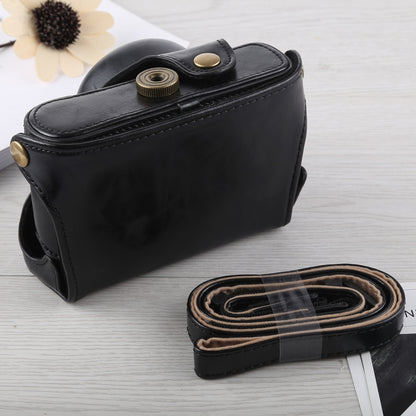 Full Body Camera PU Leather Case Bag with Strap for Fujifilm X100F (Black) by bashfashion