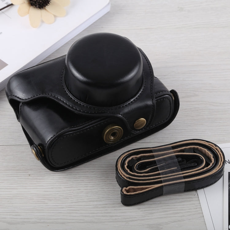 Full Body Camera PU Leather Case Bag with Strap for Fujifilm X100F (Black) by bashfashion