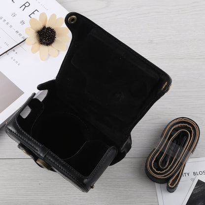 Full Body Camera PU Leather Case Bag with Strap for Fujifilm X100F (Black) by bashfashion