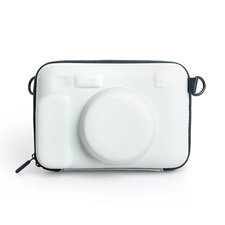 Oxford Cloth EVA Storage Bag with Strap For FUJIFILM Instax WIDE 400 / 210 / 300 (White) by bashfashion
