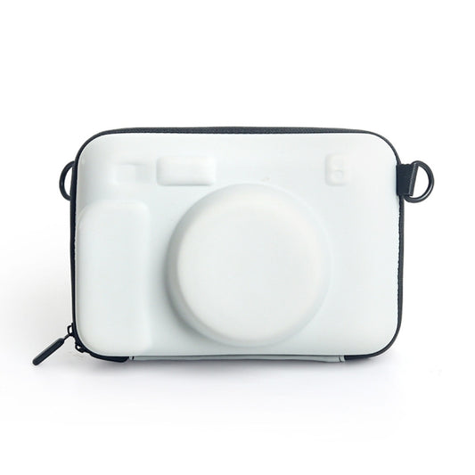 Oxford Cloth EVA Storage Bag with Strap For FUJIFILM Instax WIDE 400 / 210 / 300 (White) by bashfashion