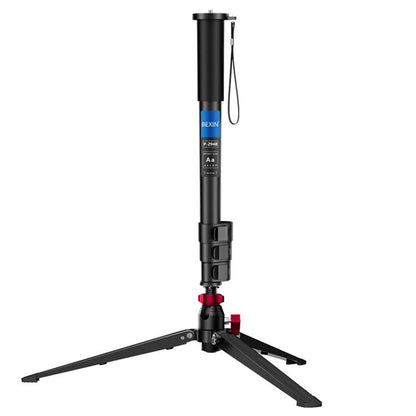 BEXIN P294B Portable Travel Outdoor DSLR Camera Aluminum Alloy Monopod Holder (Black) by BEXIN