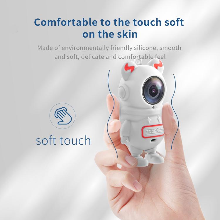 For Insta360 GO 3S STARTRC Cartoon Silicone Protective Case (Dark Gray) by STARTRC