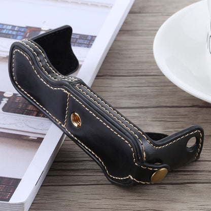 1/4 inch Thread PU Leather Camera Half Case Base for Canon G7 X Mark II (Black) by bashfashion