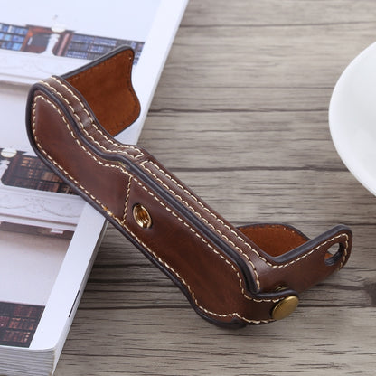 1/4 inch Thread PU Leather Camera Half Case Base for Canon G7 X Mark II (Coffee) by bashfashion