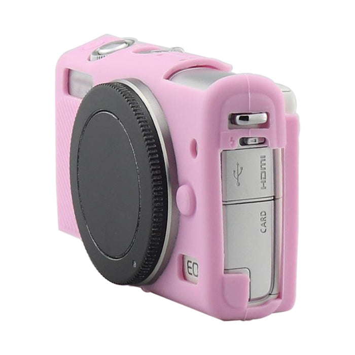Soft Silicone Protective Case for Canon M100 (Pink) by bashfashion