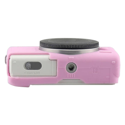 Soft Silicone Protective Case for Canon M100 (Pink) by bashfashion