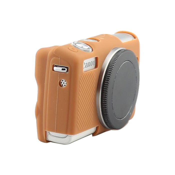 Soft Silicone Protective Case for Canon M100 (Brown) by bashfashion