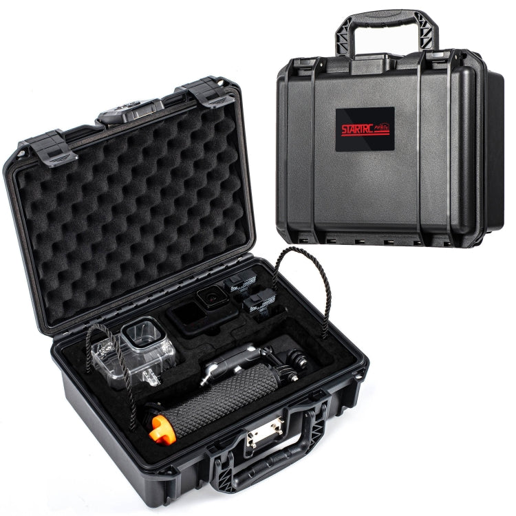 STARTRC DIY Combination Lock Waterproof Dual-layer Suitcase Storage Box (Black) by STARTRC