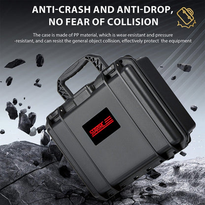 STARTRC DIY Combination Lock Waterproof Dual-layer Suitcase Storage Box (Black) by STARTRC