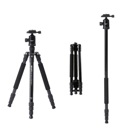 TRIOPO M2508 Multifunction Adjustable 4-Section Portable Aluminum Alloy Tripod Monopod with D-2A Ball Head for SLR Camera by TRIOPO