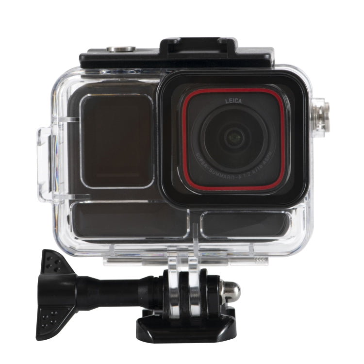 For Insta360 Ace Pro 2 Underwater Waterproof Housing Case with Base Adapter & Screw (Transparent) by bashfashion