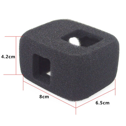 Foam Windshield Housing Case for GoPro HERO7 Black /6 /5(Black) by bashfashion