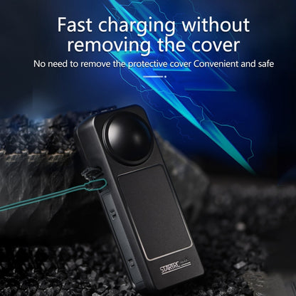 For Insta360 X5 / X4 Screen Lens Protective Cover (Black) by STARTRC