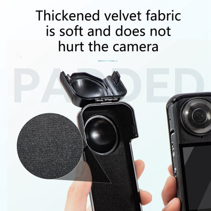 For Insta360 X5 / X4 Screen Lens Protective Cover (Black) by STARTRC