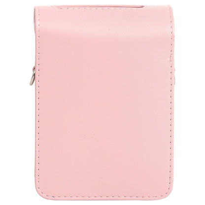 For FUJIFILM Instax mini Link 3 Full Body Leather Case Bag with Strap (Pink) by bashfashion