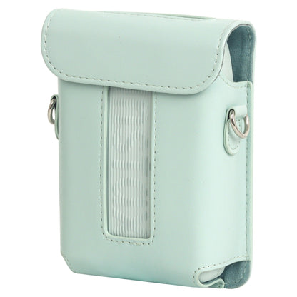 For FUJIFILM Instax mini Link 3 Full Body Leather Case Bag with Strap(Green) by bashfashion