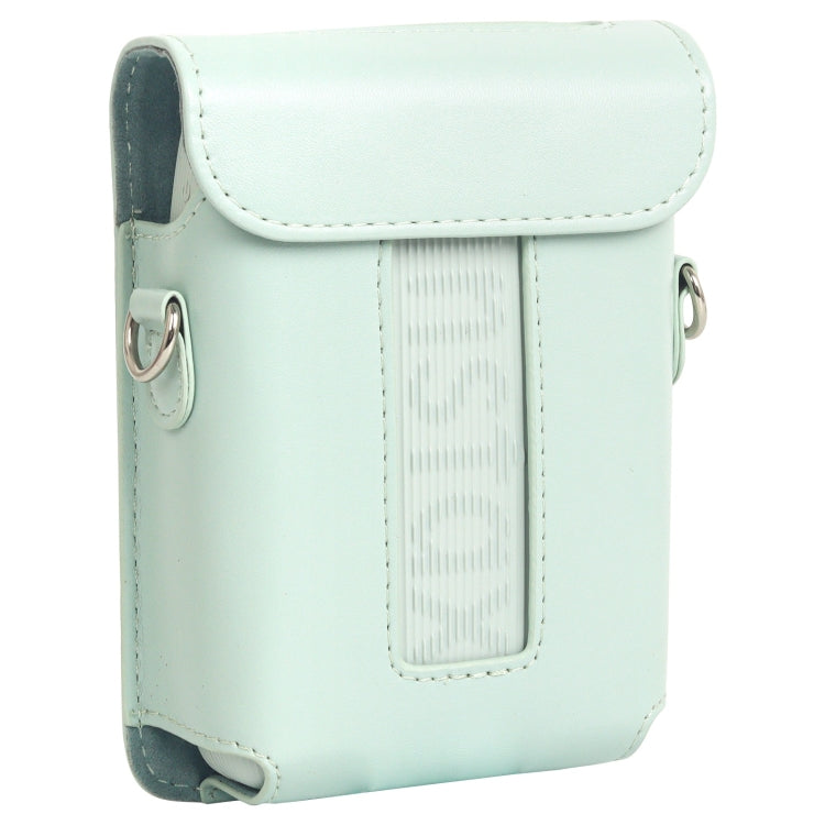 For FUJIFILM Instax mini Link 3 Full Body Leather Case Bag with Strap(Green) by bashfashion