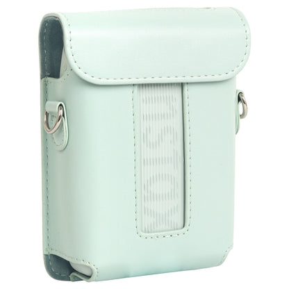 For FUJIFILM Instax mini Link 3 Full Body Leather Case Bag with Strap(Green) by bashfashion