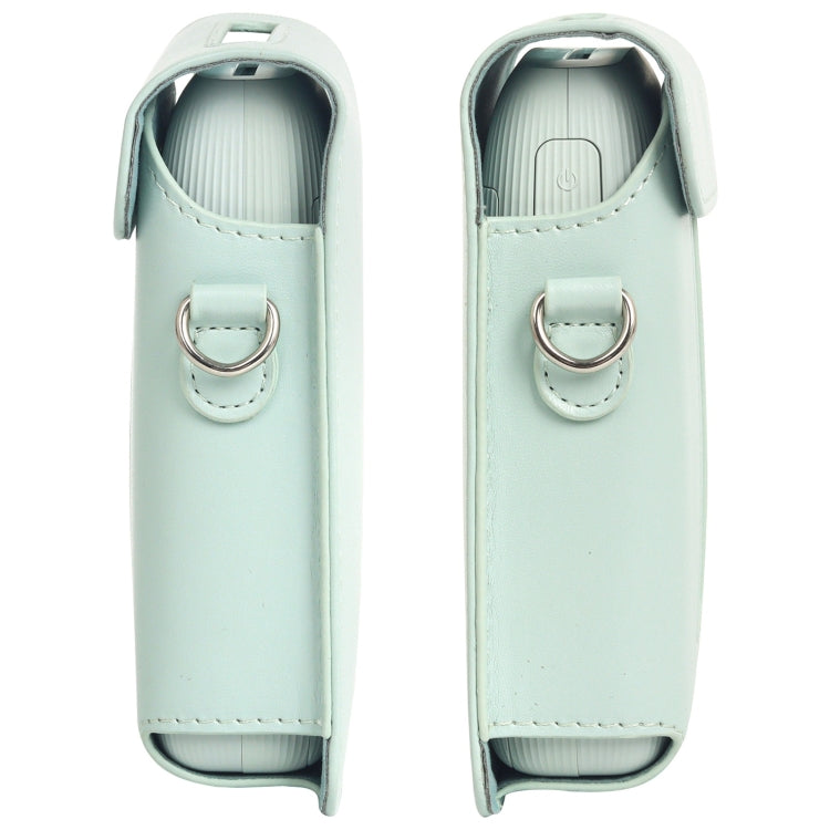 For FUJIFILM Instax mini Link 3 Full Body Leather Case Bag with Strap(Green) by bashfashion