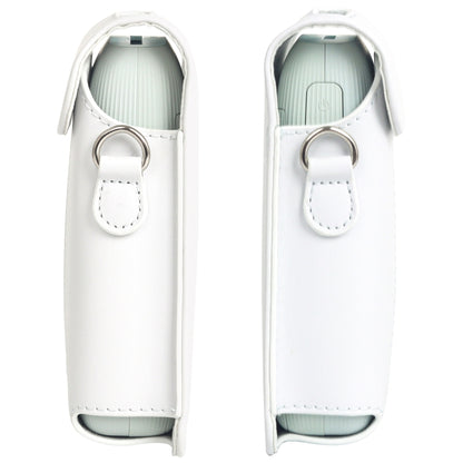 For FUJIFILM Instax mini Link 3 Full Body Leather Case Bag with Strap (White) by bashfashion