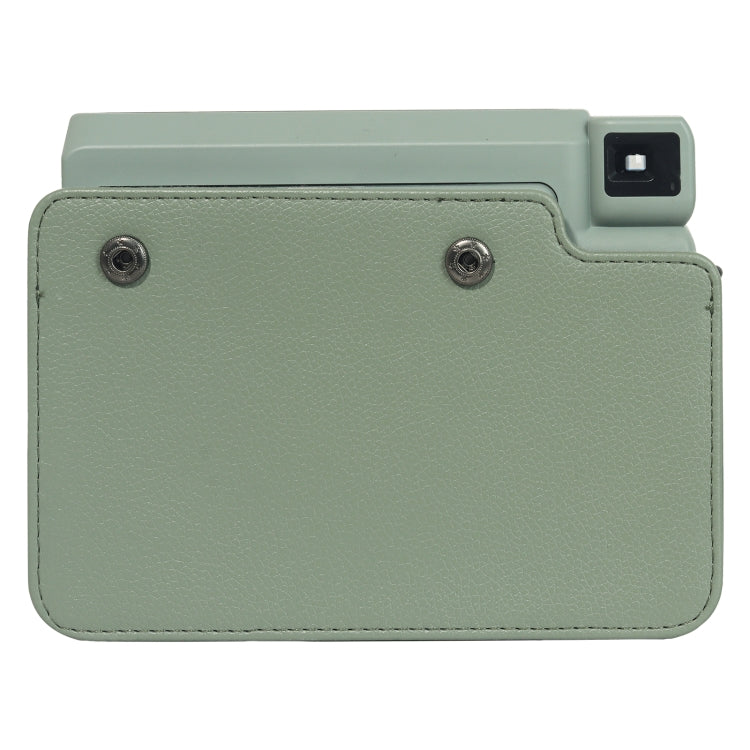 For FUJIFILM Instax WIDE 400 Full Body Leather Case Bag with Strap (Green) by bashfashion