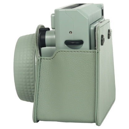 For FUJIFILM Instax WIDE 400 Full Body Leather Case Bag with Strap (Green) by bashfashion