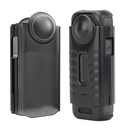 For Insta360 X4 Sunnylife Integrated Lens Screen Protective Cover (Transparent Black) by Sunnylife