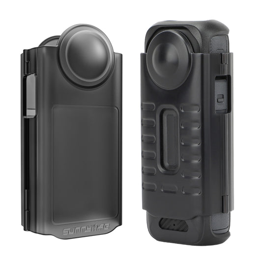 For Insta360 X4 Sunnylife Integrated Lens Screen Protective Cover (Transparent Black) by Sunnylife