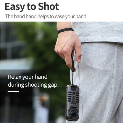 For Insta360 X4 Sunnylife Graphene Case High Thermal Conductivity Protective Case with Hand Strap (Black) by Sunnylife