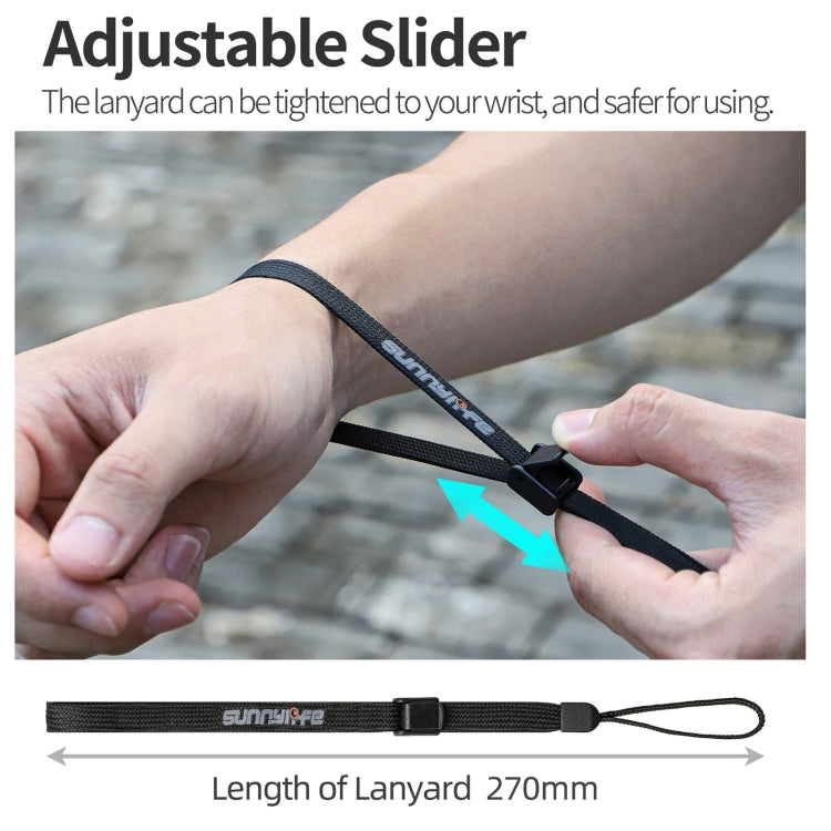 For Insta360 X4 Sunnylife Graphene Case High Thermal Conductivity Protective Case with Hand Strap (Black) by Sunnylife