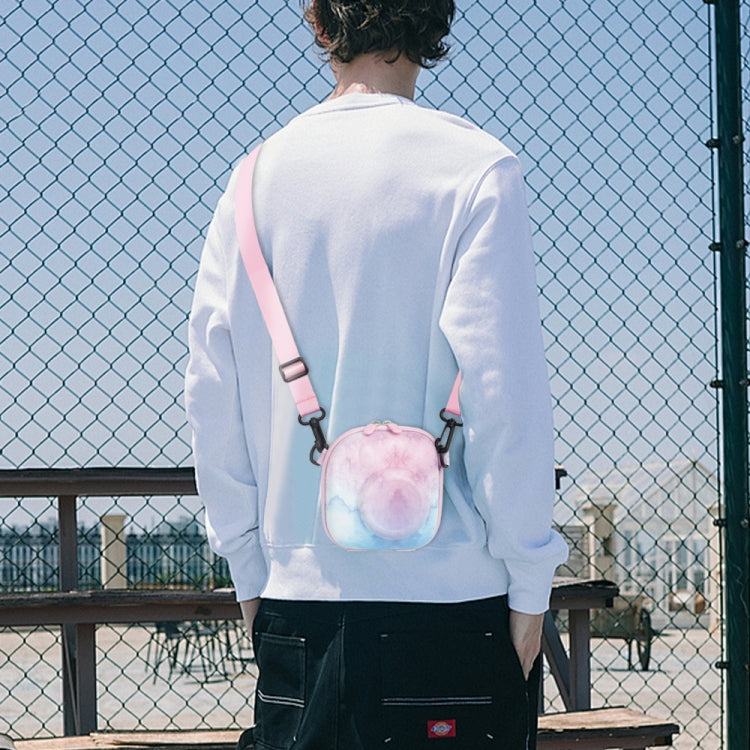 Painted EVA Hard Case PU Storage Bag for FUJIFILM Instax mini 7+/8/9/11/12/40(Blue Pink) by bashfashion