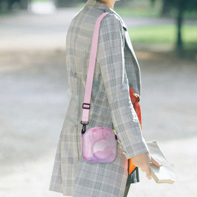 Painted EVA Hard Case PU Storage Bag for FUJIFILM Instax mini 7+/8/9/11/12/40(Dream Cloud) by bashfashion