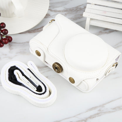 Full Body Camera PU Leather Case Bag with Strap for Samsung Galaxy Camera EK-GC100 / EK-GC110 / EK-GC200 (White) by bashfashion