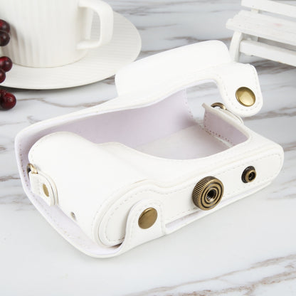 Full Body Camera PU Leather Case Bag with Strap for Samsung Galaxy Camera EK-GC100 / EK-GC110 / EK-GC200 (White) by bashfashion