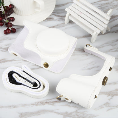 Full Body Camera PU Leather Case Bag with Strap for Samsung Galaxy Camera EK-GC100 / EK-GC110 / EK-GC200 (White) by bashfashion