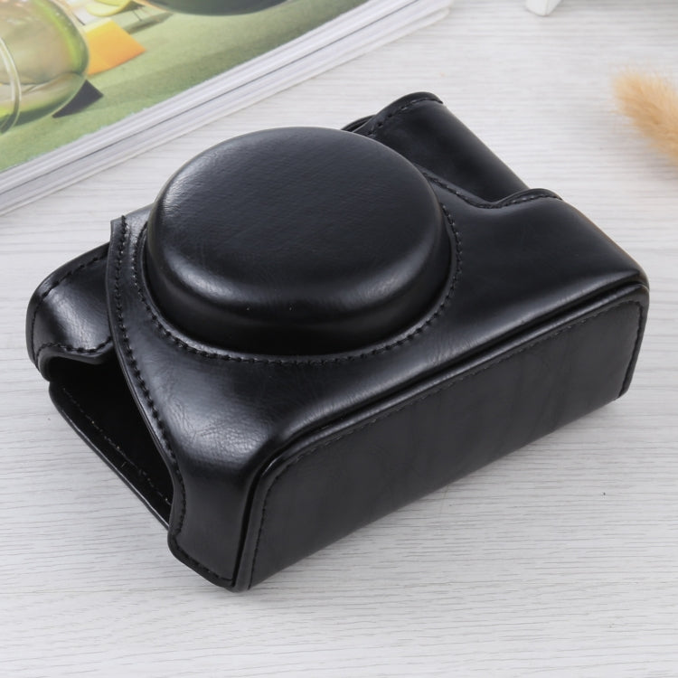 Full Body Camera PU Leather Case Bag for Sony ZV-1(Black) by bashfashion