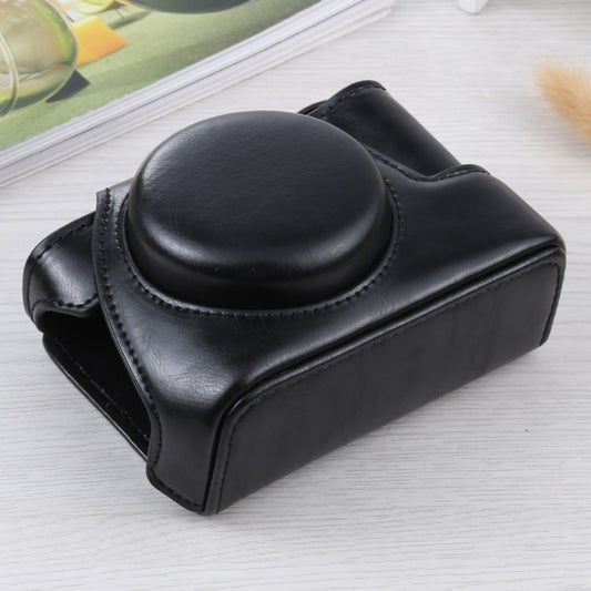 Full Body Camera PU Leather Case Bag for Sony ZV-1(Black) by bashfashion