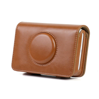Solid Color PU Leather Case for Polaroid Snap Touch Camera (Brown) by bashfashion